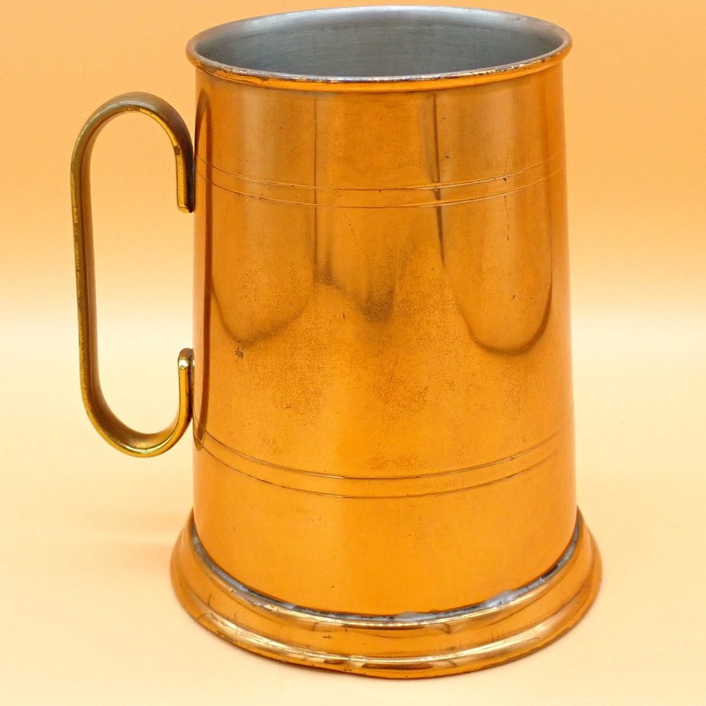 Vintage "OLD DUTCH" Solid Copper Stein / Mug.  Made in Portugal.